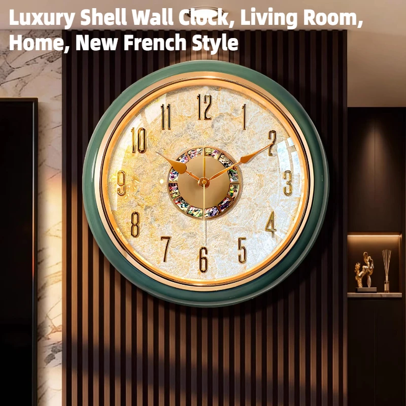 Bedroom Living Room Wall Clock Home Decor Items House Luxury Small Clock Wall Kitchen Interior Modern Bathroom Decoration