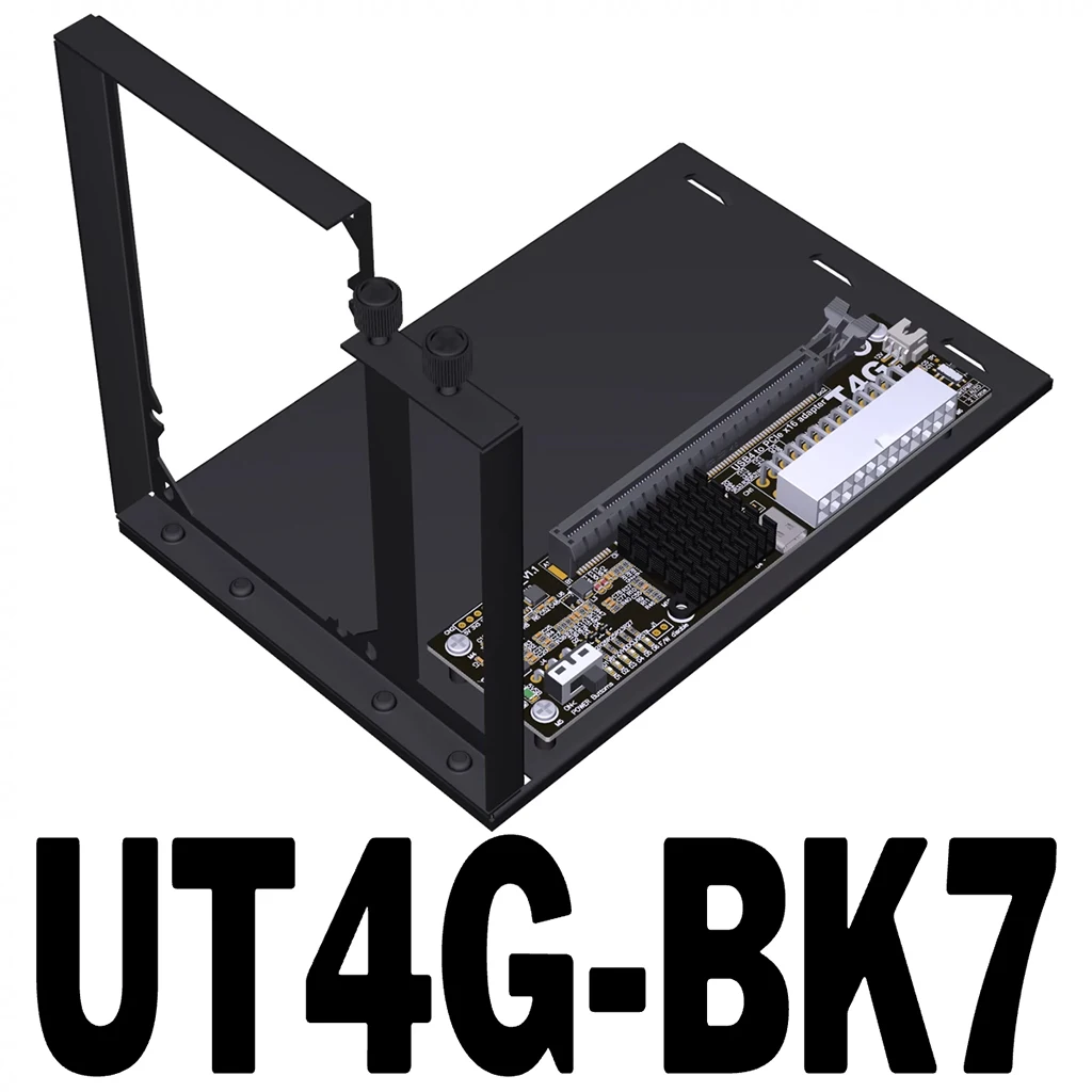 

UT4G Graphics Card Docking Station USB4 to PCIe4.0 x4 eGPU Adapter for Thunderbolt3/4 GPU Dock Bracket for NUC ITX STX Laptop PC