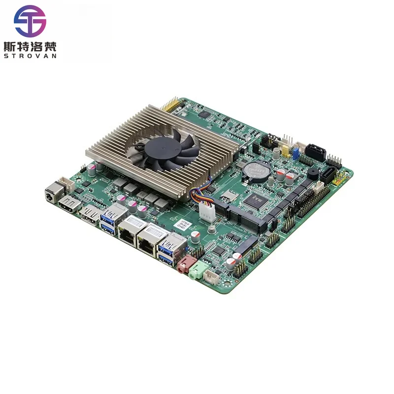 

Meteor Lake Core Ultra 5 125H DDR5 Motherboard Linux Win11 2 LAN 6 RS232 485 COM Industrial Embedded Mini Itx Motherboard