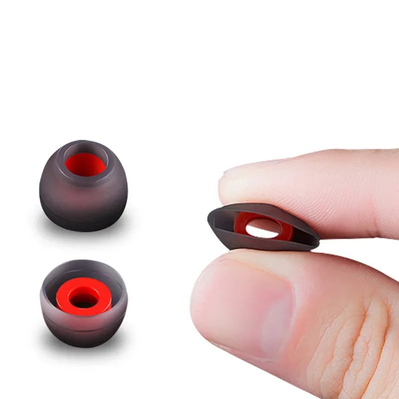 3/1 Pairs Ear Pads For Headphones Earphone Tips Silicone Ear Tips Small In-ear Earphone Covers Earbuds Eartips Accessories