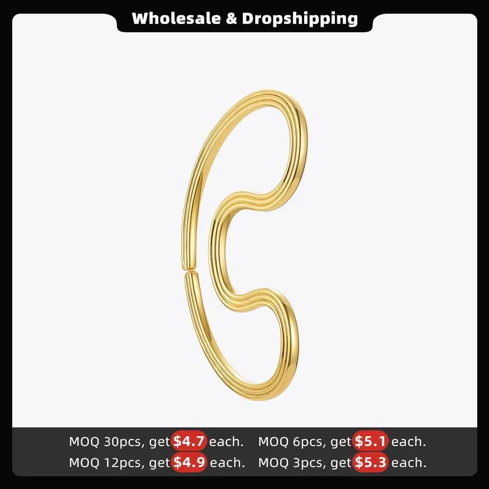 ENFASHION Geometric Earrings For Women Gold Color Ear Cuff Earings 2021 Fashion Jewelry Earings Gifts Aretes De Mujer E211313