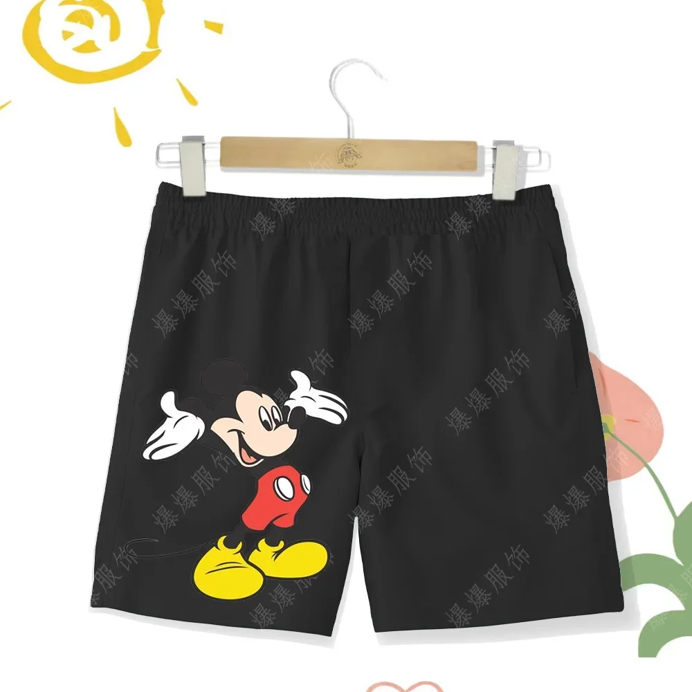 Pantaloncini estivi topolino ragazzi 2024 nuovo casual comfort quotidiano over wear pantaloni ragazze costume da bagno Quick Dry Disney collection