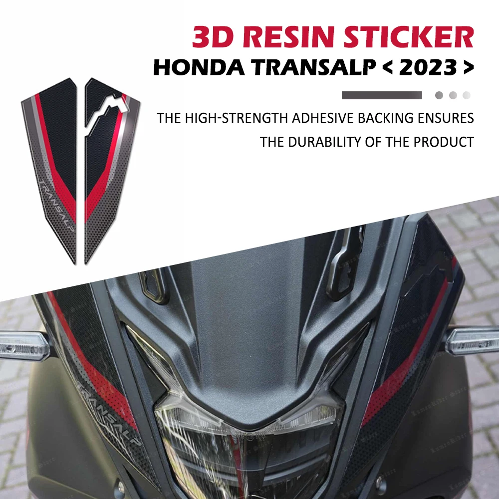 

Honda Transalp 2023 3D Gel Epoxy Sticker Kit 3D Motorcycle front end Protection Sticker For Honda Transalp 2023