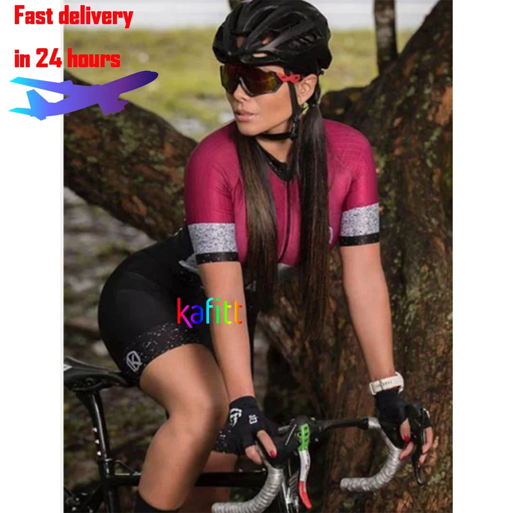 

2023 Best Fashion Women's Short Sleeve Cycling Jersey Sets Skinsuit Maillot Ropa Ciclismo Bicycle Shirt Bike Clothes Jumpsuit