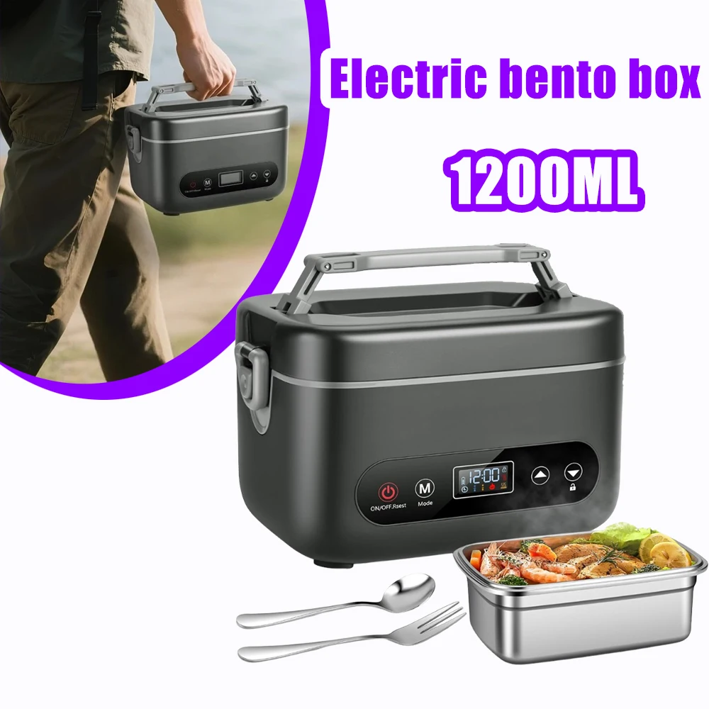 

Insulated Lunch Box with A Divided Inner Liner Suitable for Office Workers Portable No Water Required Can Be Used in Vehicles