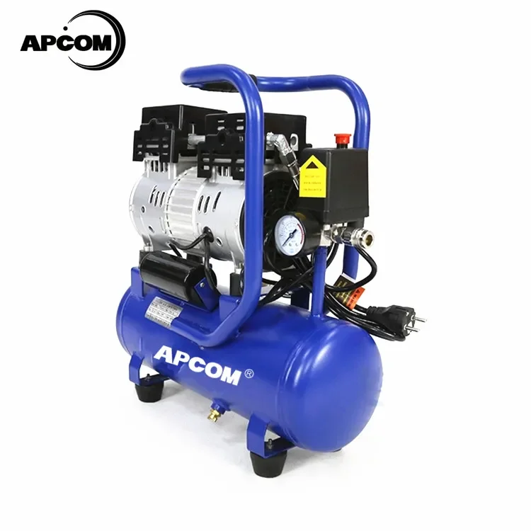 Low Noise APCOM 4kw 5 Piston Small Compressor 4 5 kw   5.5kw 7.5 10 Piston Air Compressor with tank 230L