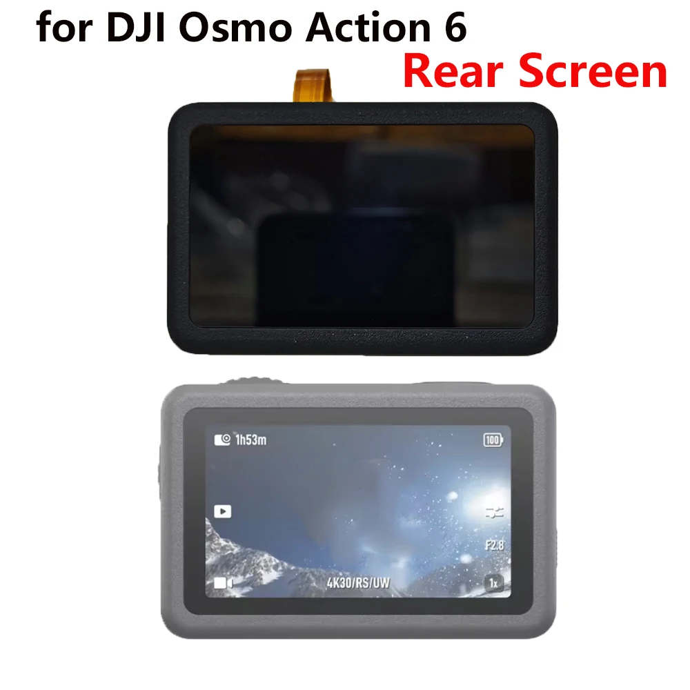 Pour Osmo Action6 caméra écran arrière remplacement pour DJI Osmo Action 6 écran tactile assemblée 2.5 pouces accessoires de caméra