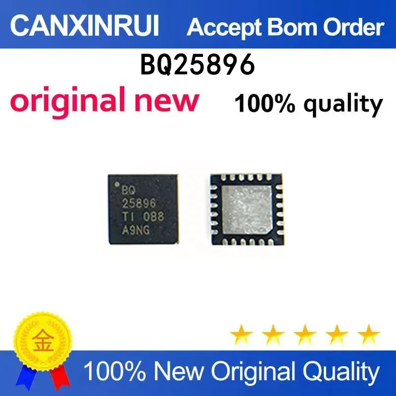(5-100 PCS) Brand new original BQ25896 25896RTWR 25896 QFN24