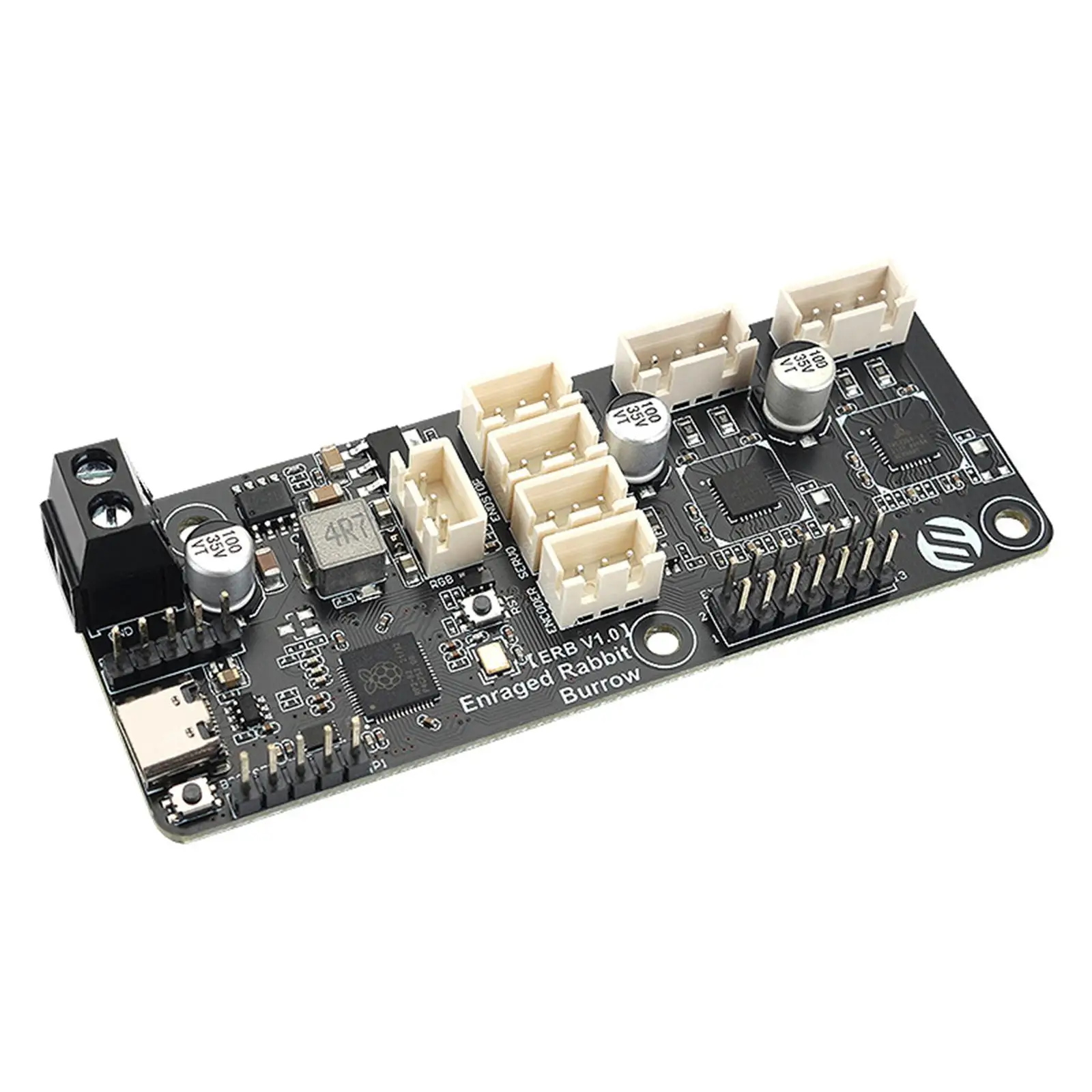 

Портативная плата управления ERCF ERB Easy Board 91x35 мм с RP2040 MMU, аксессуары в комплекте, с USB-кабелем, запчасти для 3D-принтера