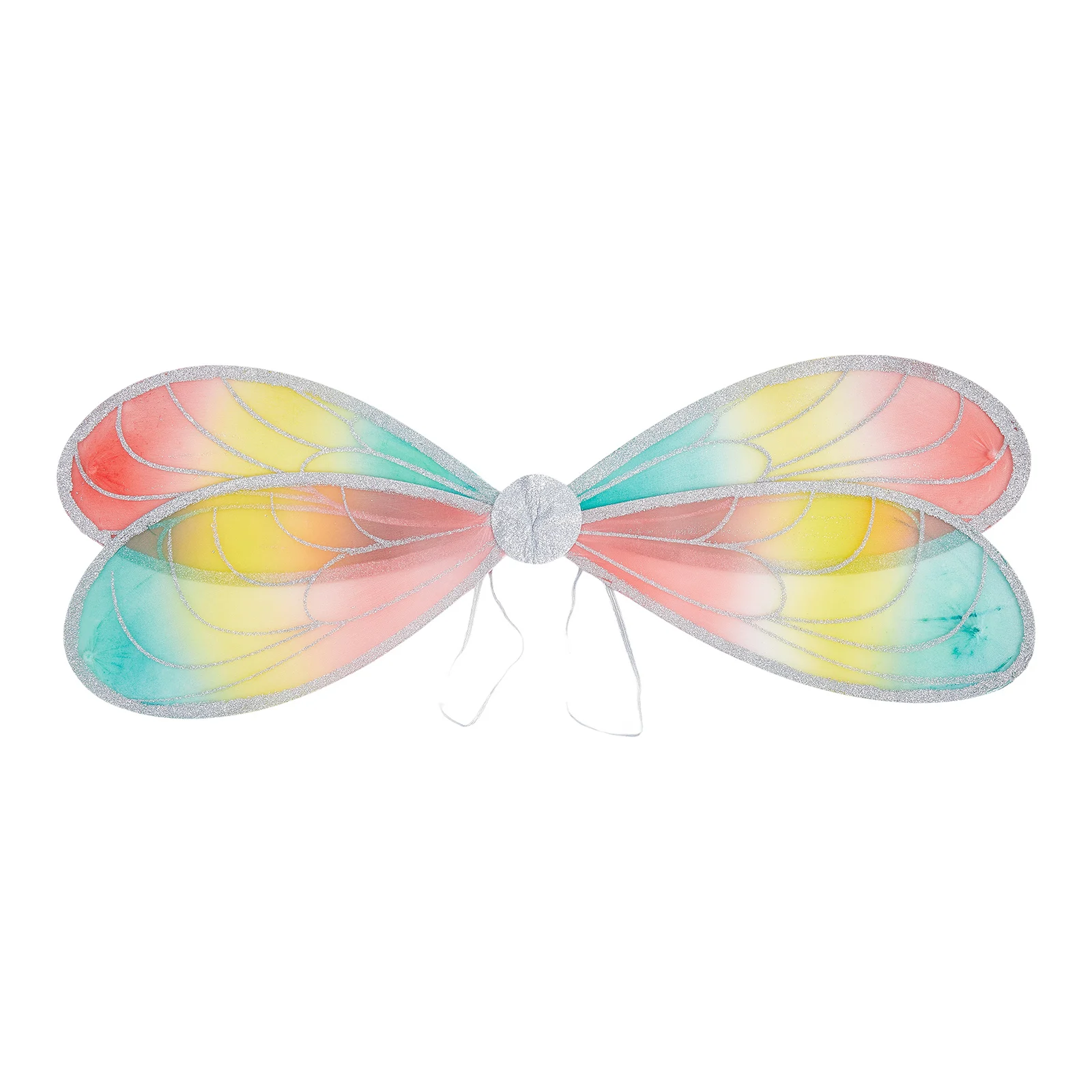 Colorful Dragonfly Wings with Glittery Edges for Kids Shiny Elf Wings Fairy Costume Accessories for Party