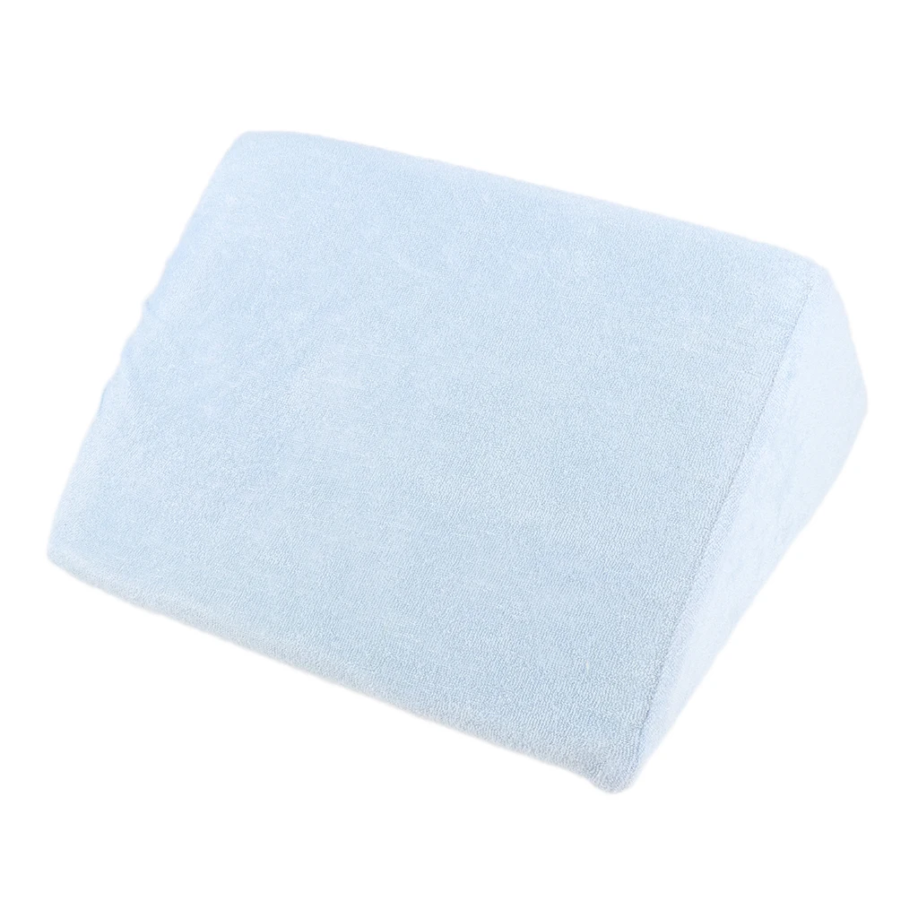 Acid Reflux Anti Foam Bed Wedge Pillow Foot Leg Cushion Support Pad with Removable Cover