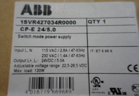 ABB new original, switching power supply CP-E 24/5.0