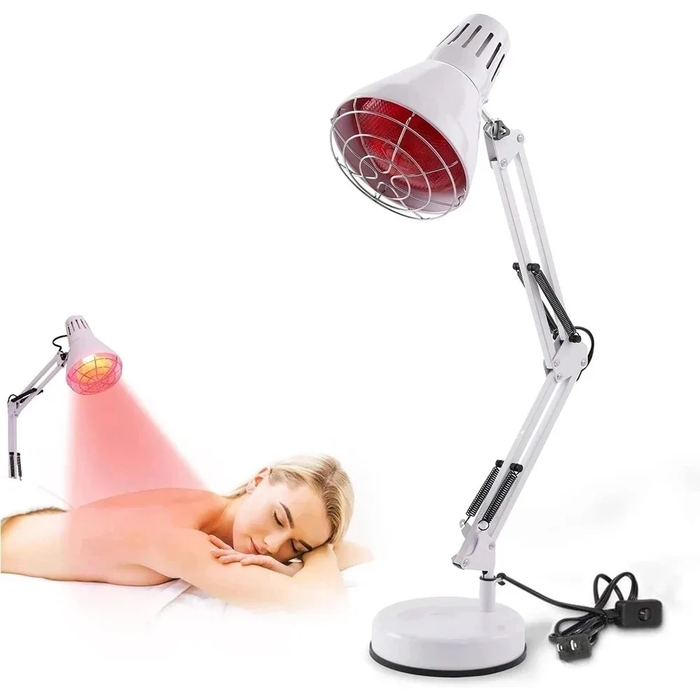 150W Infrared Heat Lamp Bulb ,Reptile Red Night Light Bulb, Far Infrared Red Baking Lamp E27 for Bearded Dragon Lizard Turtle