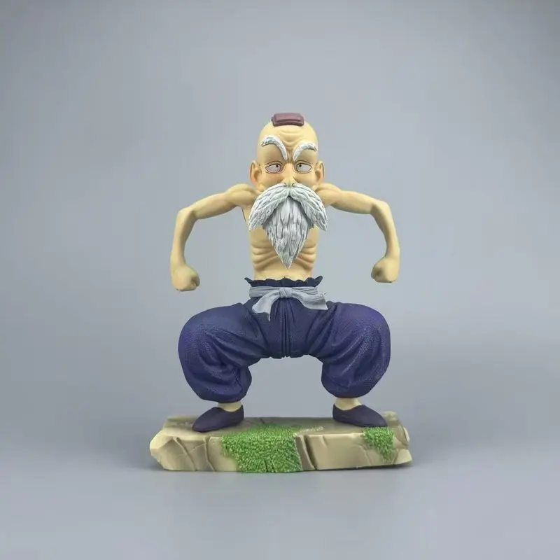 Figura de acción Slim Master Roshi de Dragon Ball Cs, forma original, coleccionable de PVC, 18 cm, Dios de las Artes Marciales, modelo en caja para exhibición.