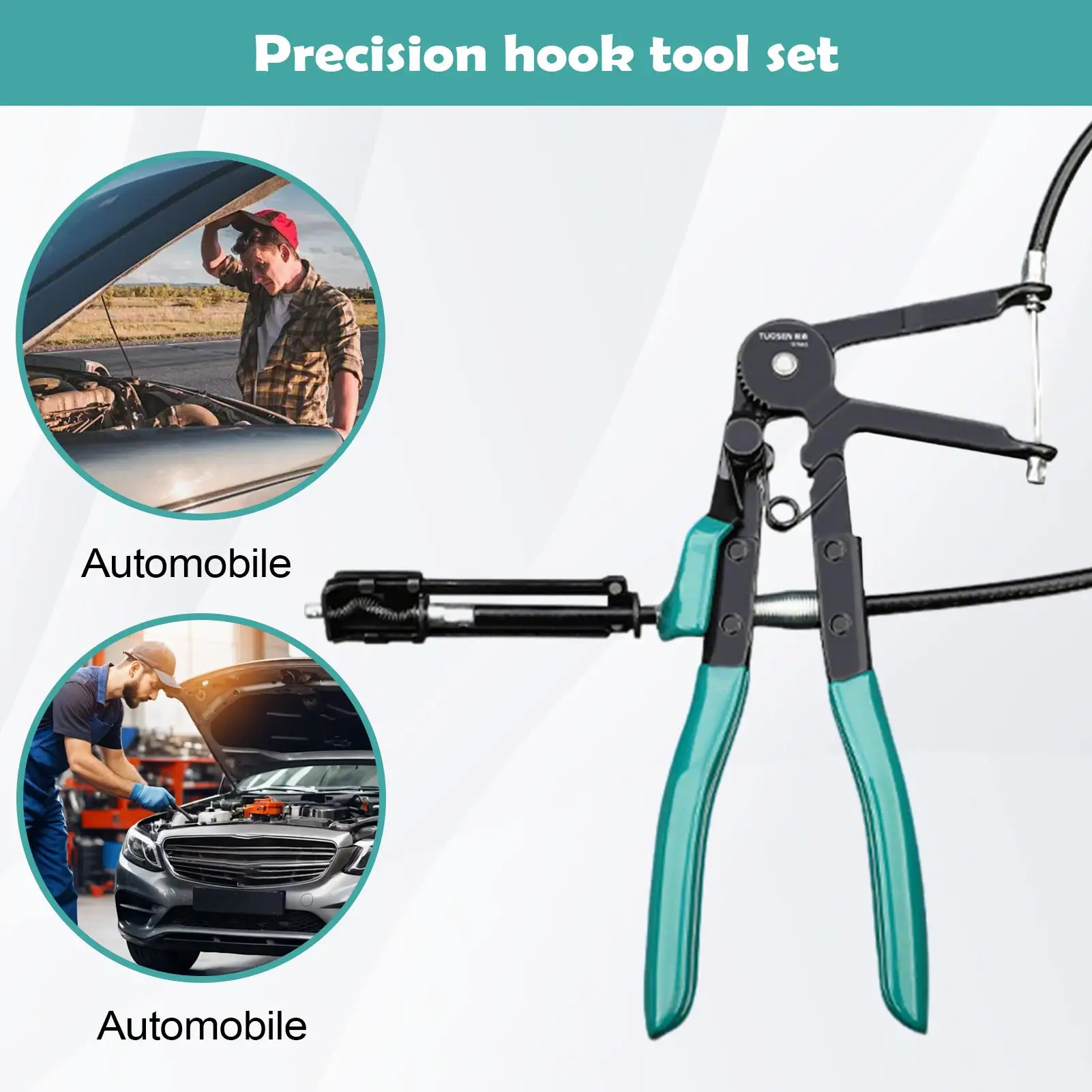 

Щипцы для кабелей и труб Гибкая длинная ручка Плоскогубцы для хомутов Инструмент для снятия хомутов автомобильного топлива и охлаждающей жидкости