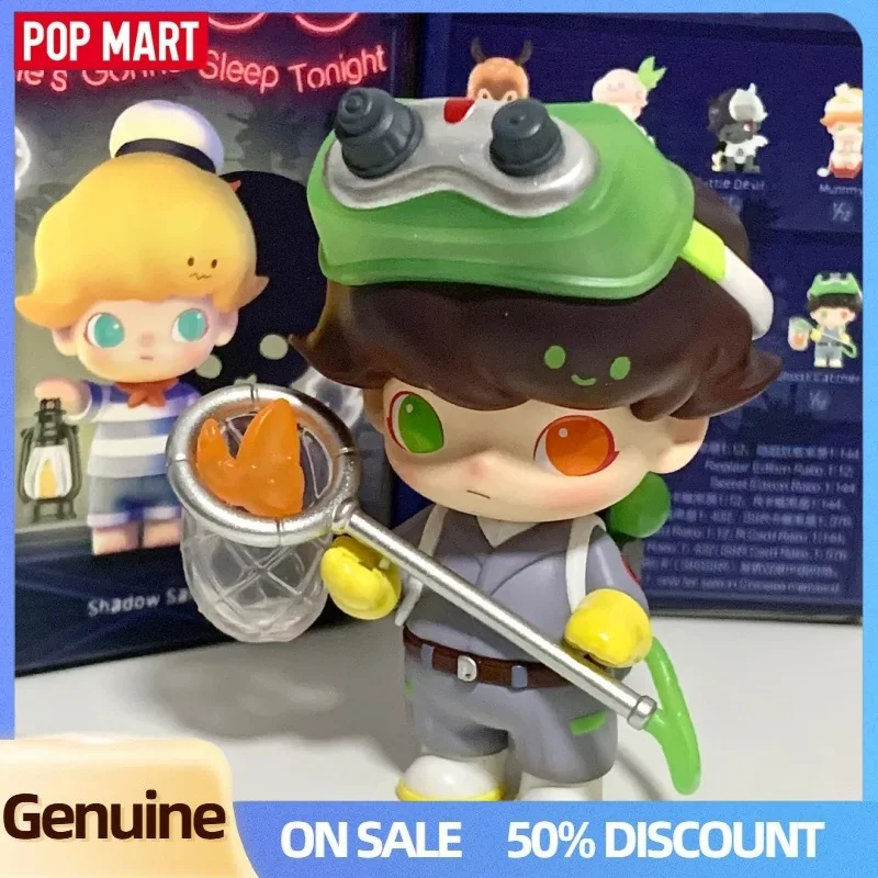 أصيلة البوب مارت Dimoo لا أحد سوف النوم الليلة سلسلة صندوق أعمى لطيف سطح المكتب الديكور جمع Dimoo مفاجأة الهدايا #1