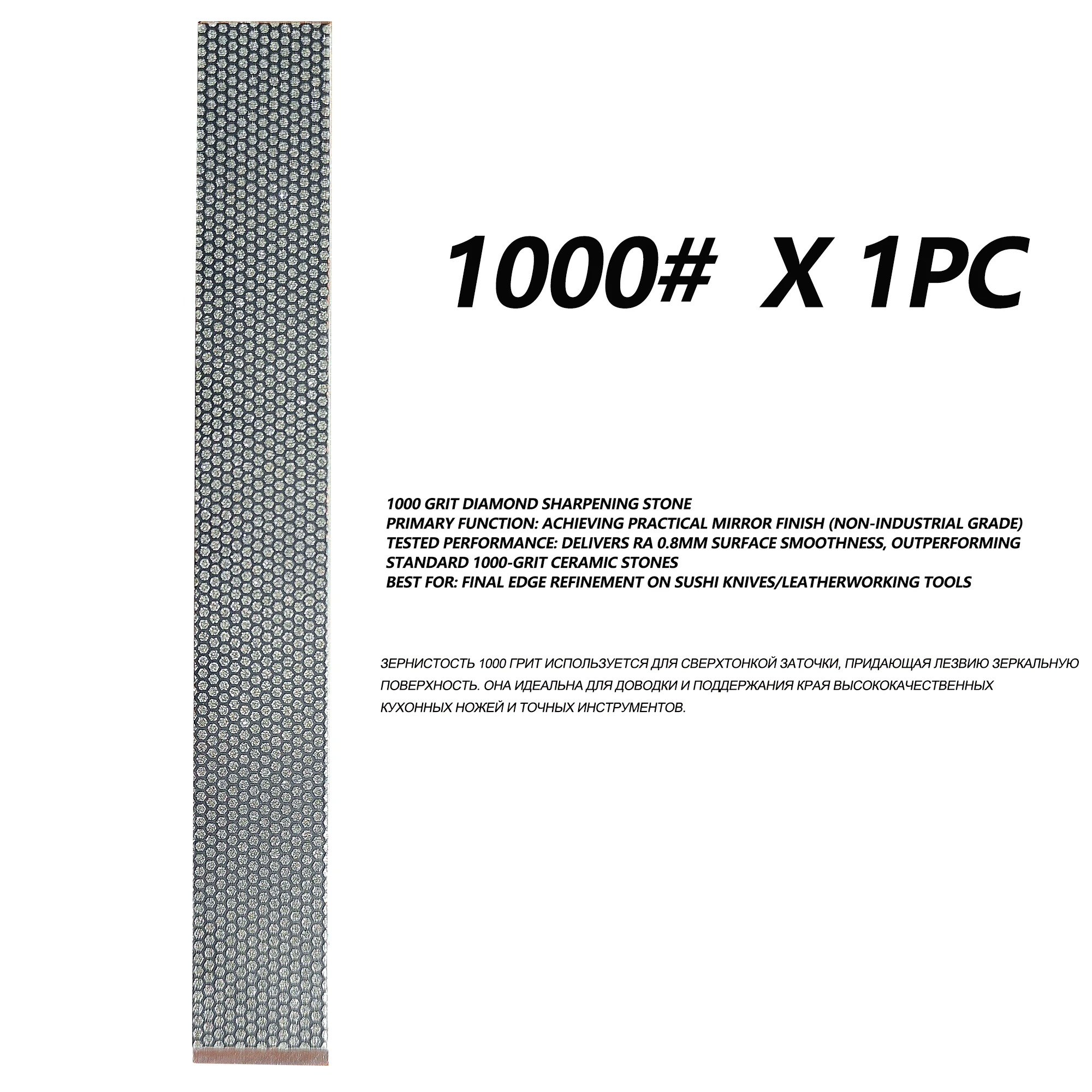 Galvanisierter Diamant-Schleifstein mit Kupferbasis – für mehr als 60 HRC-gehärtetes Stahl | Kompatibel mit Ruixin Pro, Esprof, KME/Edge Pr
