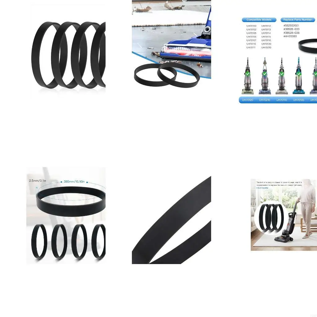 J1HF 6 Pack 562932001 Vacuum Drive Belts for Brush Roll Service and Routine Repair