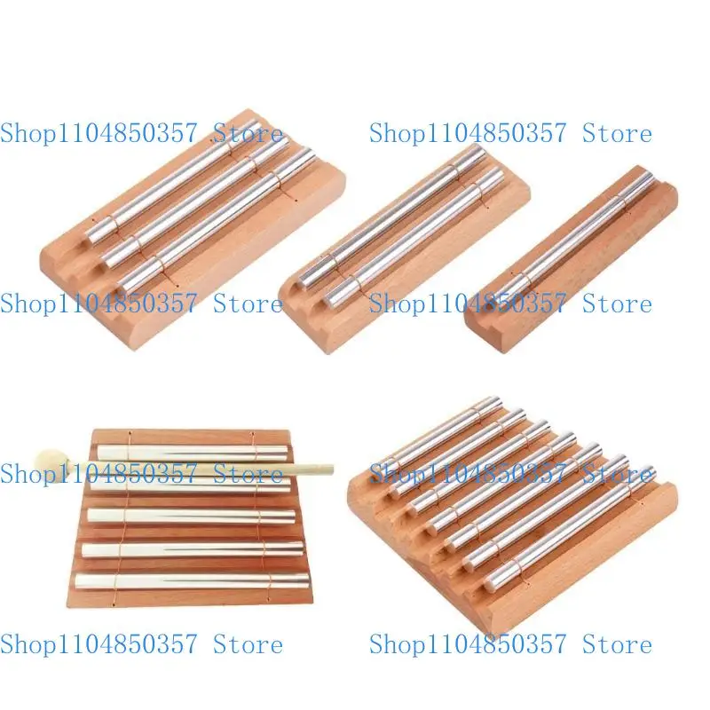 5ASD الرياح تتناغم أجراس الإيقاع الصوتي للرياح الأنبوب لليوغا والاجتماع والعلاج الصوتي سهل اللعب