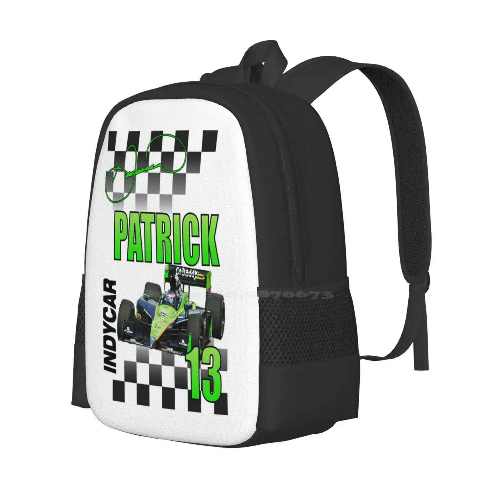 Danica Patrick Long Hot Sale Schoolbag Backpack Fashion Bags Racing Indy 500 Indycar Driver Race Speedway Indianapolis 500