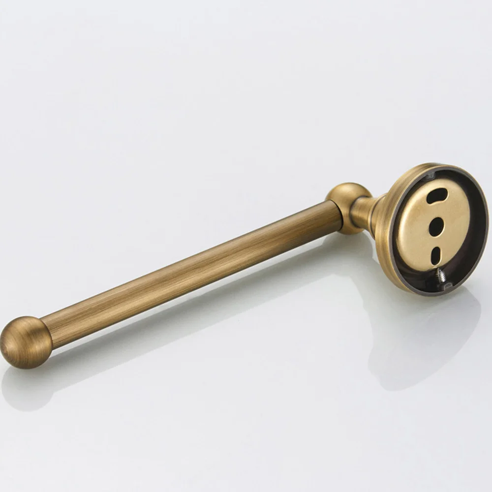 

Best Of 2025-2 Piece Bathroom Accessory Set - Towel Rail And Toilet Paper Holder Antique Brass Wall Mount, Brushed Bronze