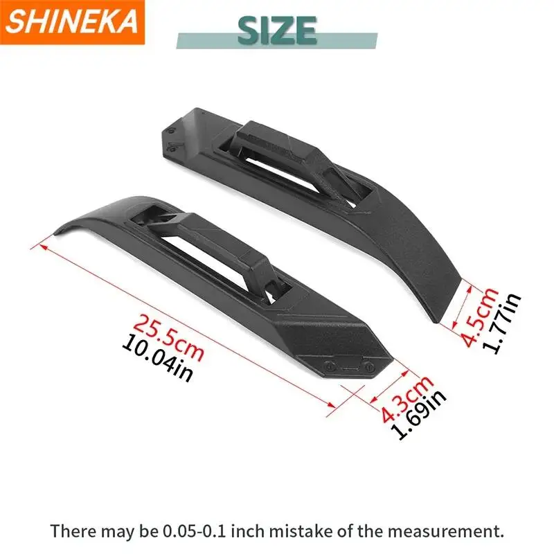 Black ABS Plastic Hood Decal for Suzuki Jimny 2019-2025