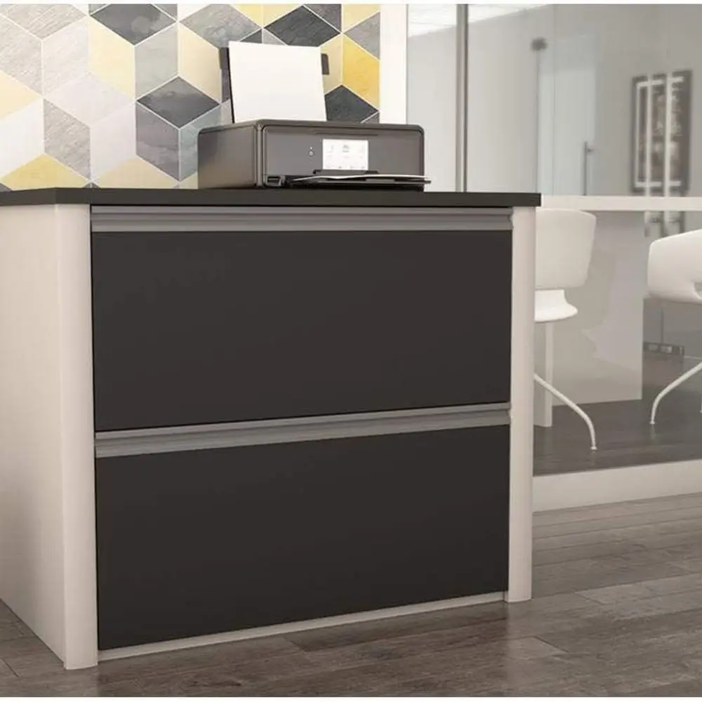 30-Inch Sandstone Lateral File Cabinet for Assembly