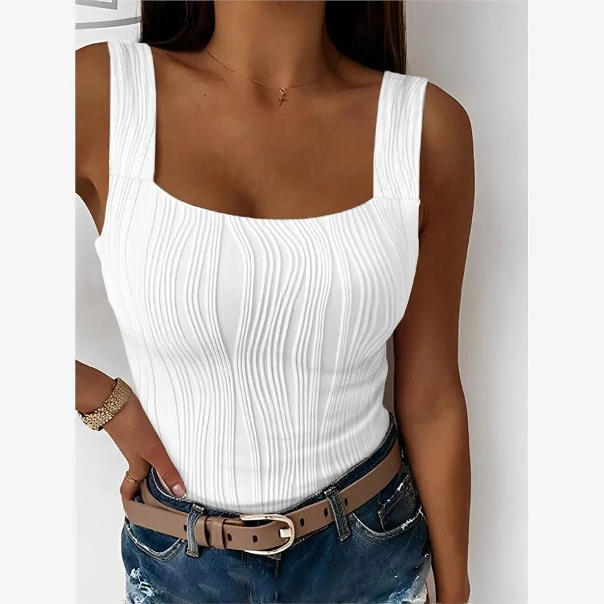 

Casual Women's Strap Vest Top Summer 2023 Faion Trend Loose Fit Chinese Sle Clothing Ladies' Casual Susp Vest