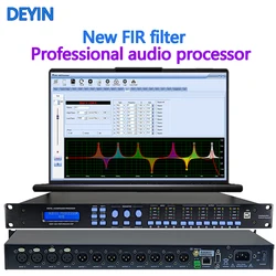 DSP Professional digital audio processor 4 in 8 out FIR all-pass filter new FIR filter 2 in 6 out speaker performance bar stage