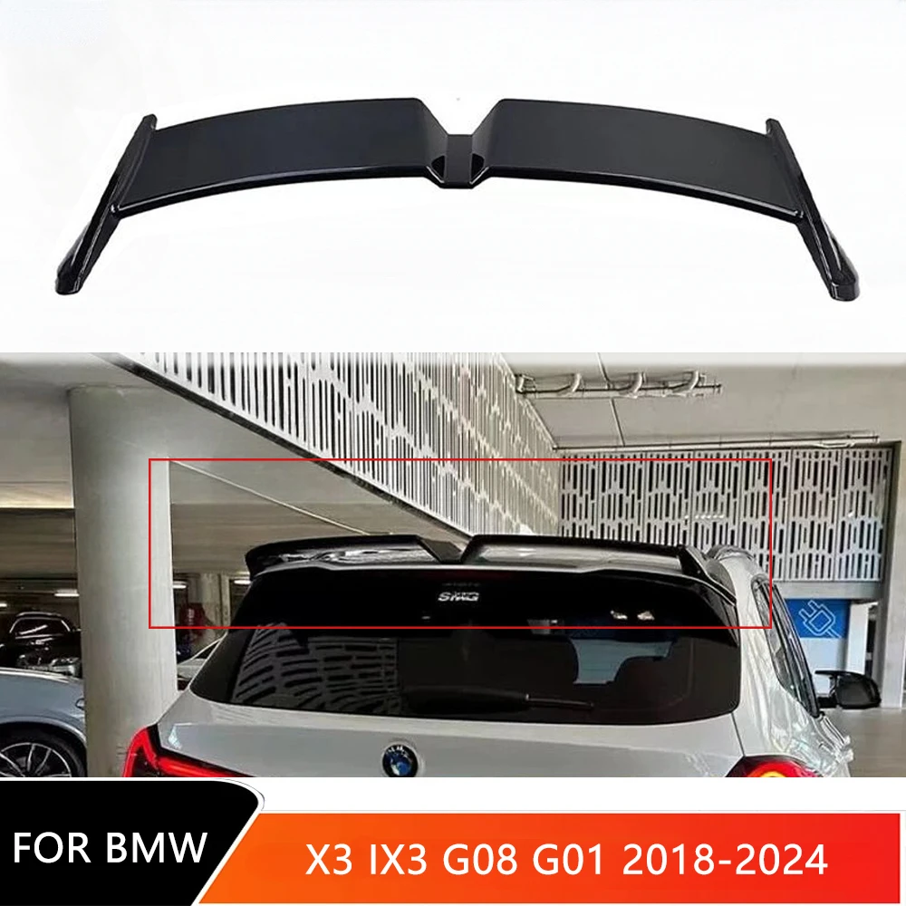 Odinger Style for BMW X3 G01/G08 Refit IX3 2018-2024 Car Rear Roof Lip Spoiler Rear Trunk Wing Gloss Black Tail Fin Body Kits M