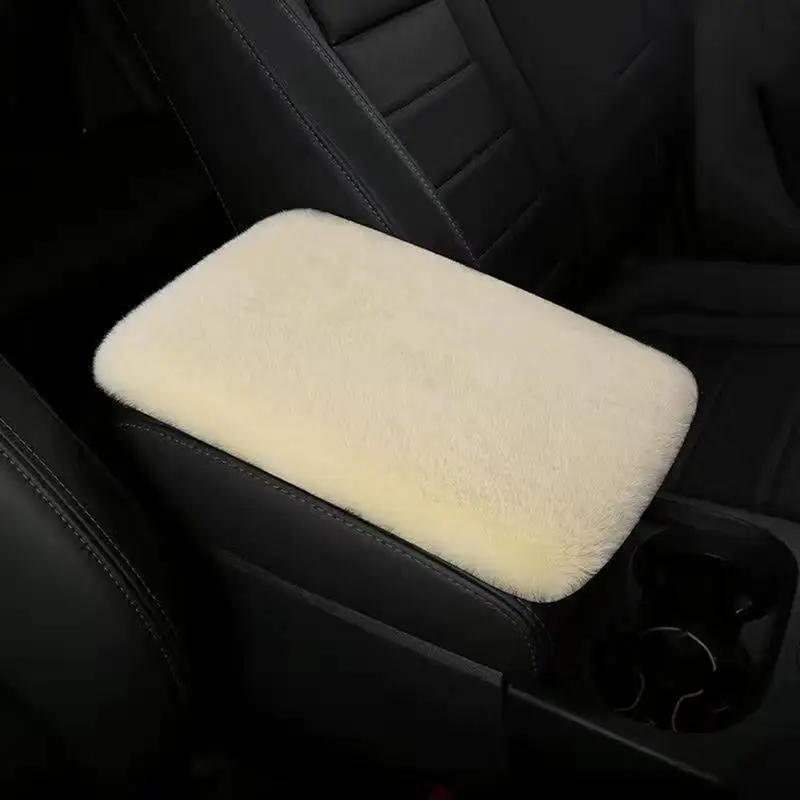 

Car Armrest Cushion Plush Center Console Box Cushion Plush Comfort Armrest Box Pad Console Arm Rest Padded Cushion For Rvs Suvs