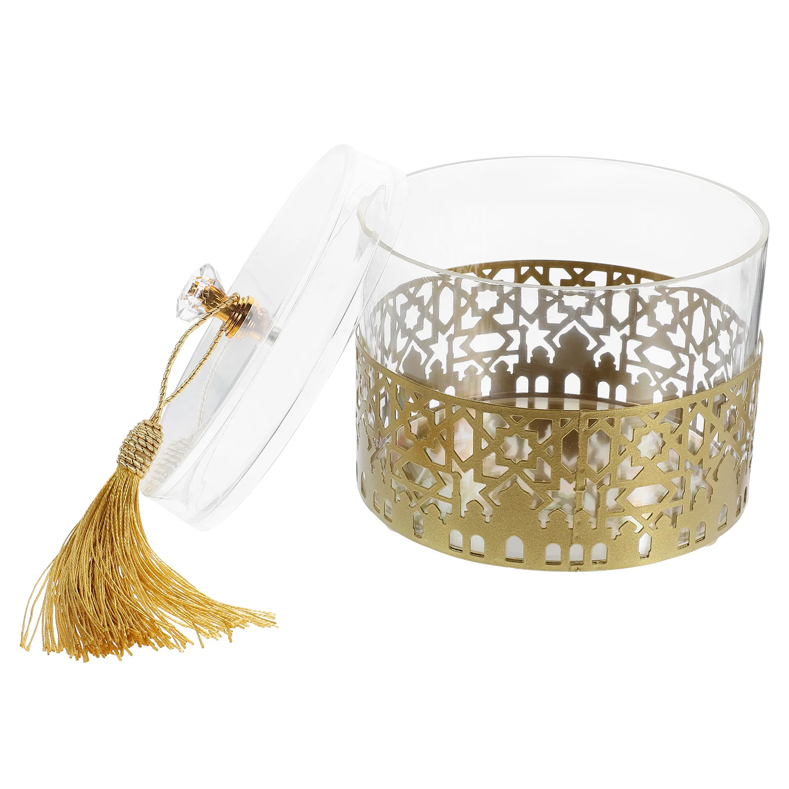 

Candy Box Middle Jar Cookie Gift Container For Wedding Party Birthday Christmas Celebration Snack Packaging