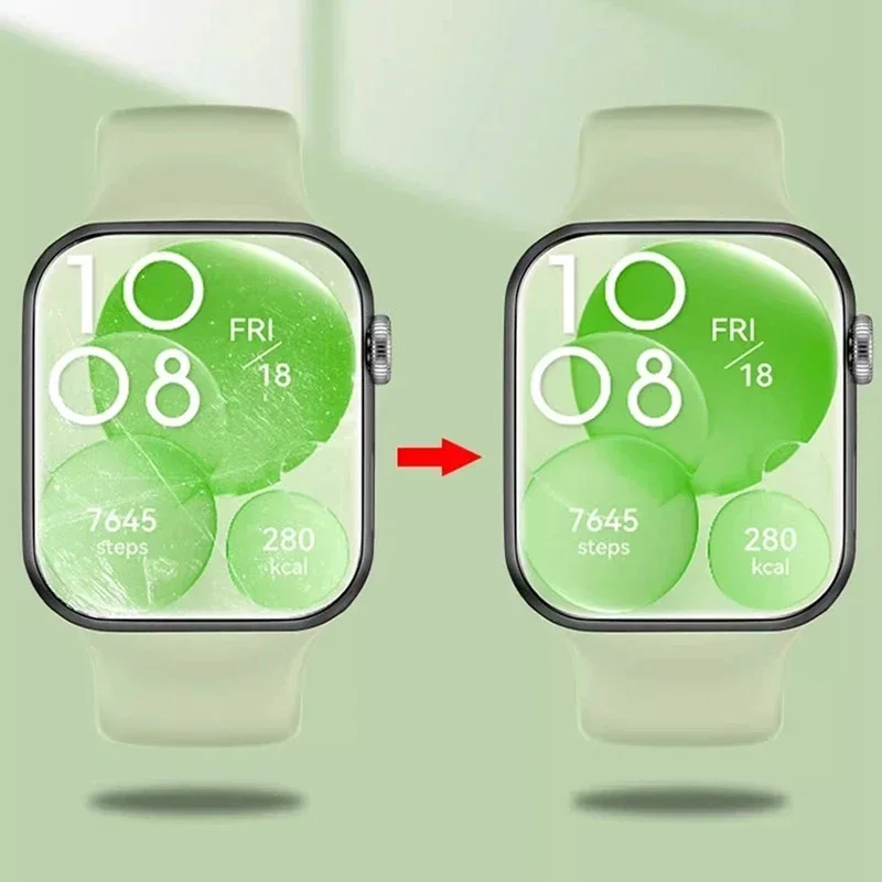 화웨이 시계 맞는 3에 대 한 5PCS 화면 보호기 화웨이 Fit3 시계 액세서리에 대 한 안티 스크래치 지우기 TPU 하이드로 겔 필름