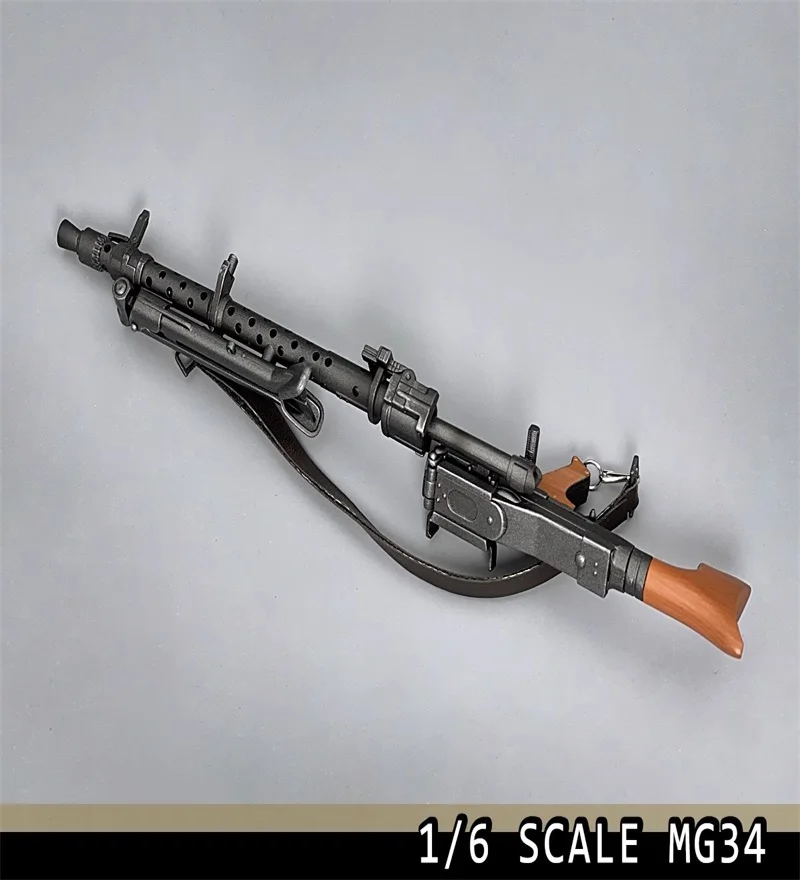 Militar Segunda Guerra Mundial arma rifle brinquedo, modelo plástico, alta qualidade, 1:6 soldado, 12 '', em estoque, MG34