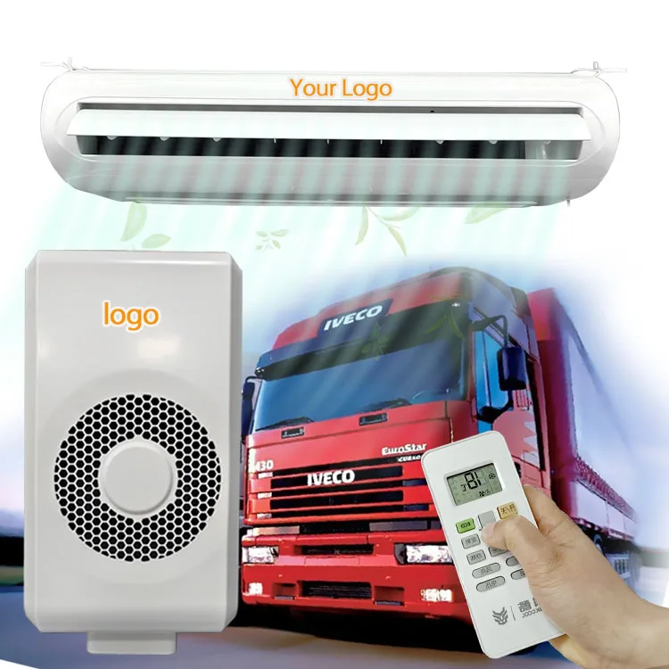 New Arrival 2025 Auto Parking AC Cooler 12 Volt 24V DC Split Type For Large Semi Trucks Backpack Air Conditioner For Large