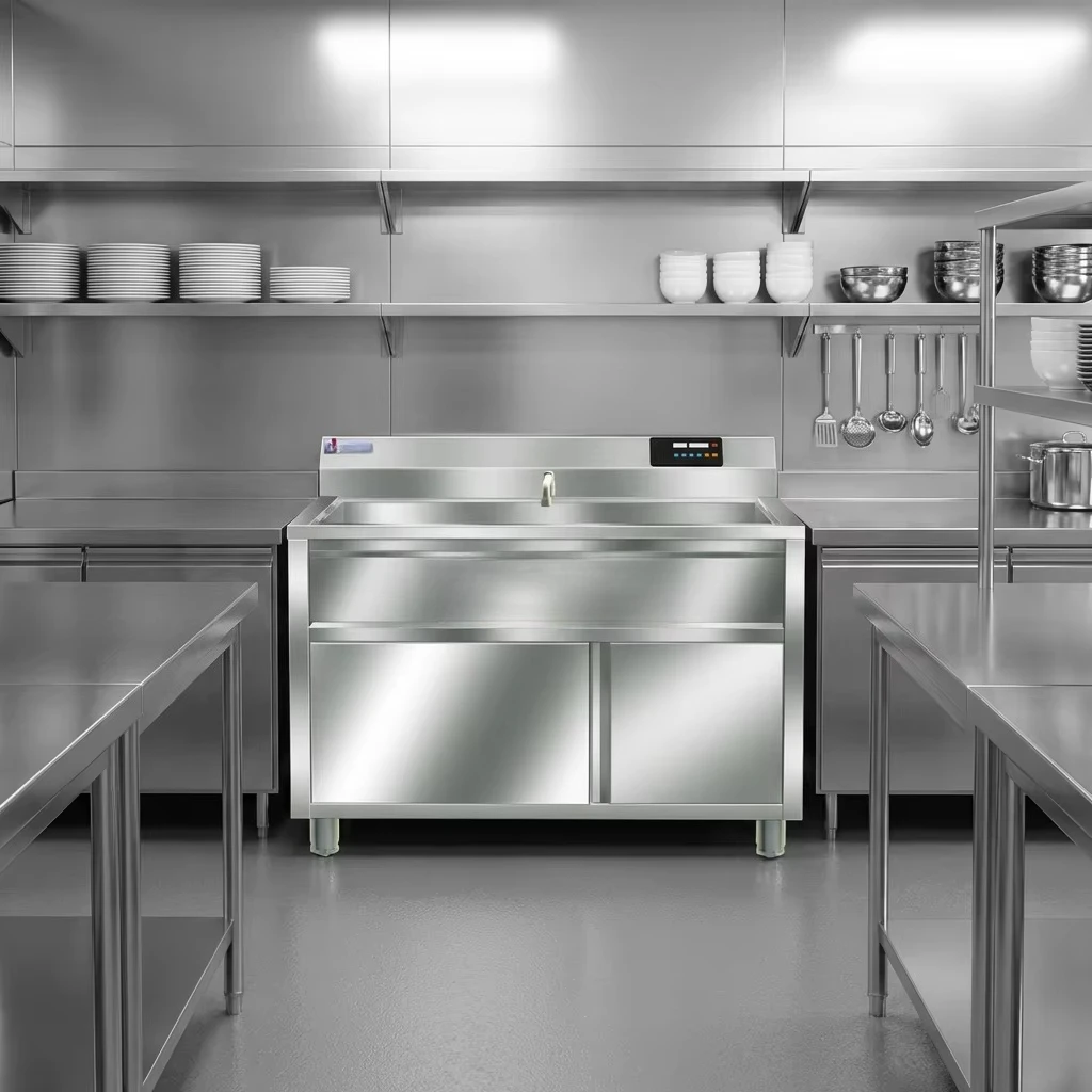 800mm Ultrasonic Dishwasher Commercial Ultrasonic Cleaner Suitable for Washing Fruits and Vegetables