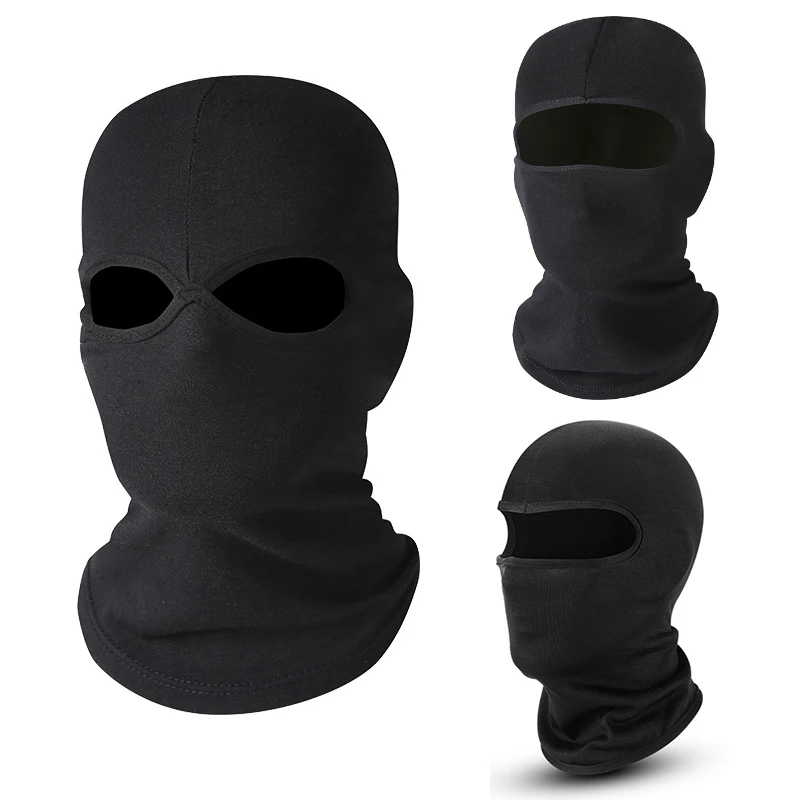 New 1pcs  Motorcycle Full Face Mask Men Women Wargame Cycling Ski Snowboard Wind Cap Winter Warm Neck Black Bike Outdoor - view 4