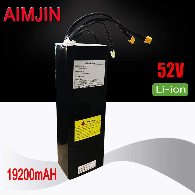 14S4P 19.2Ah 52V  Lithium-ion Battery Pack 21700 Dual Port Fast Charging ,Suitable for Dual Drive Electric Scooters