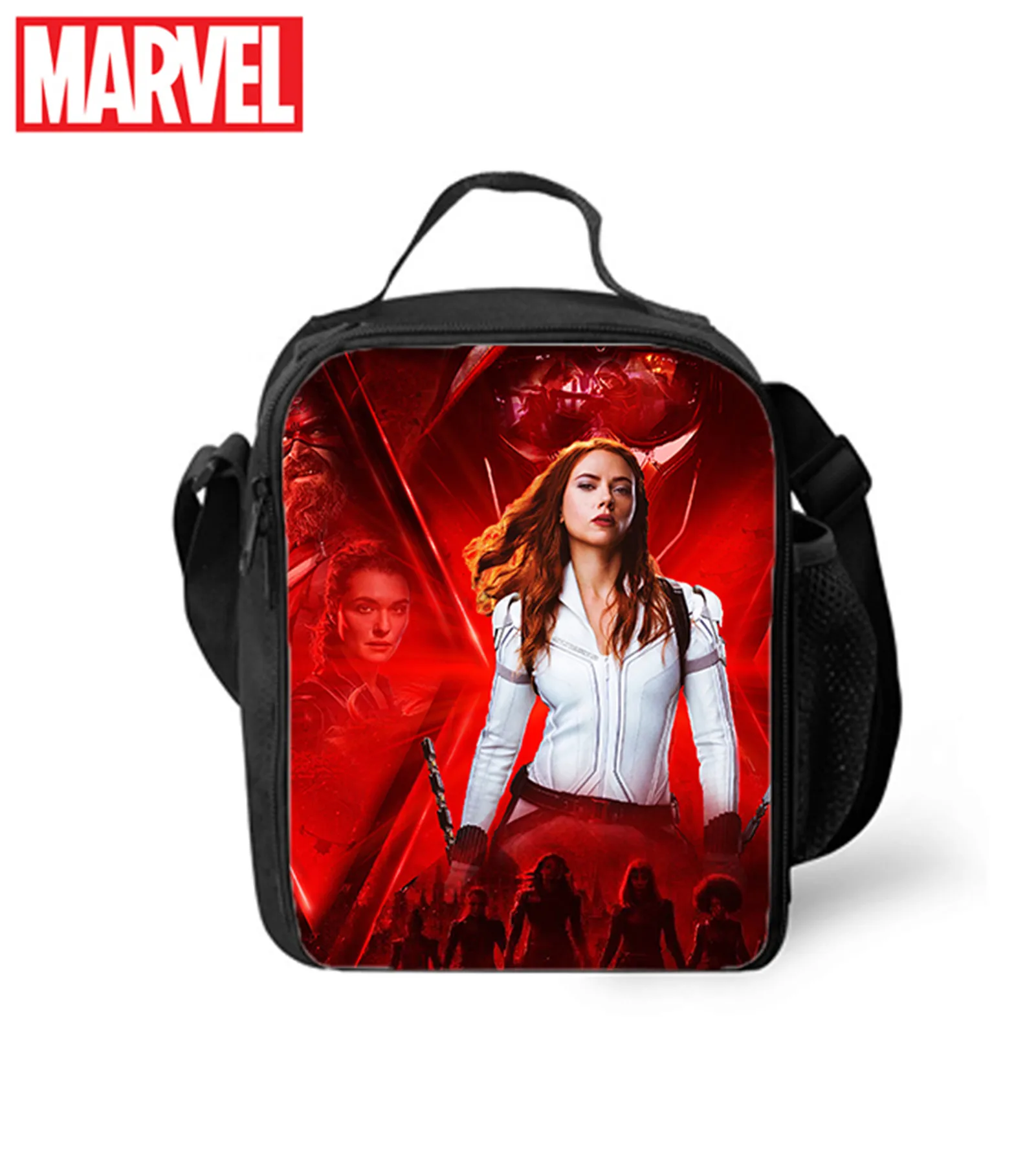 

Black Widow Insulated Lunch Bag for Kids Waterproof and Durable Lunch Box for Picnic