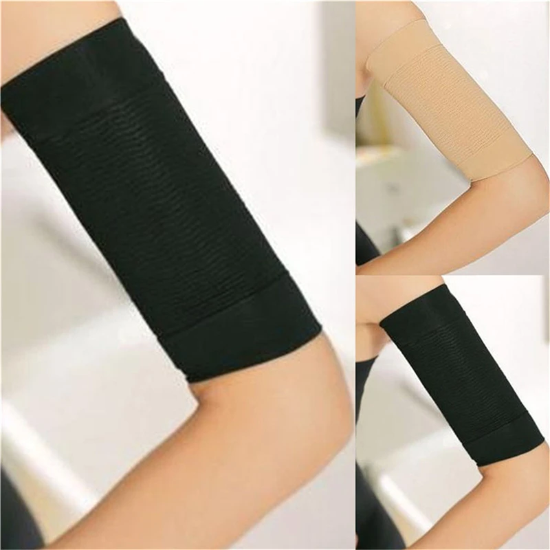Mangas moldeadoras de brazo de compresión elástica Para mujer, ropa moldeadora de brazo adelgazante, Mangas Para Brazo, masajeador de codo para pérdida de peso, envolturas para brazos