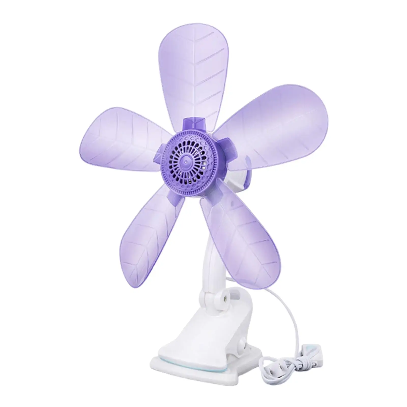 Clip on Fan Noiseless Modern Electric Fan Table Fan Personal Fan Mini Desktop Fan for Office Tent Basement Bed Dorm US Adapter