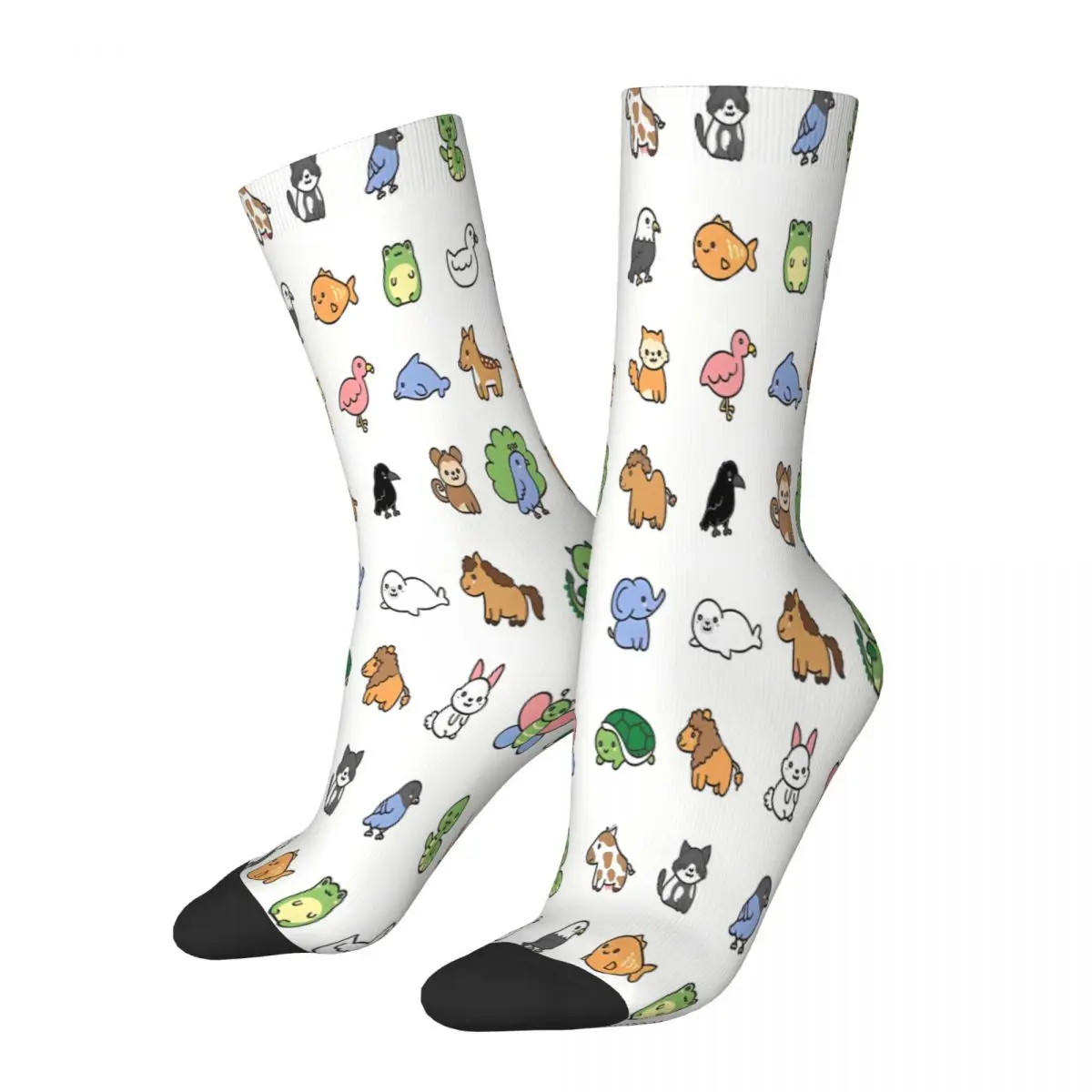 

Poses Cute Reminder Yoga Animal Socks Male Mens Women Autumn Stockings Harajuku