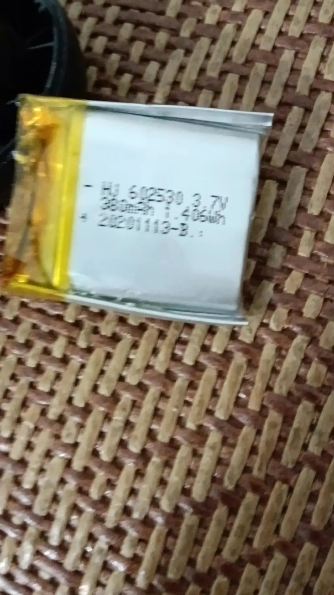 buy more will cheap 380MAH polymer battery 602530 beauty device smartwatch shaver pickups 1.25 heads 3.7V