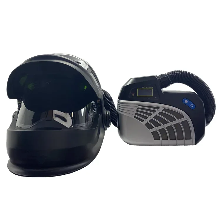 

Reusable powered air purifying vented filter Welding shield mask speedglas welding Helmet with fresh clean air fed Respirator