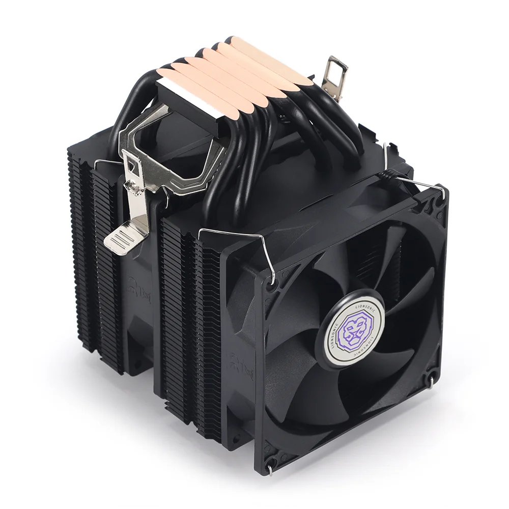 Imagem -06 - Lionsonic Heat Pipes Cpu Cooler Pwm Rgb pc Quiet Intel Lga 1700 2011 20113 1200 115x X79 X99 e5 Amd Am3 Am4 Cpu Cooling Fan