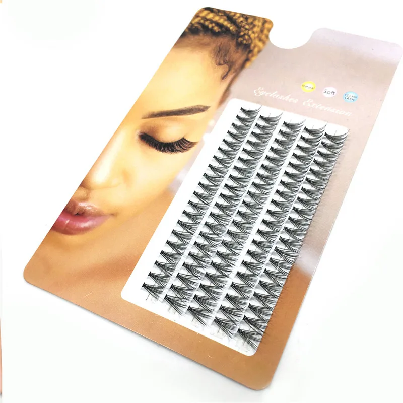 100Pcs Individual Eyelashes Professional Makeup Grafting False Eyelashes C/D volume eyelash extension individual lashes bunch