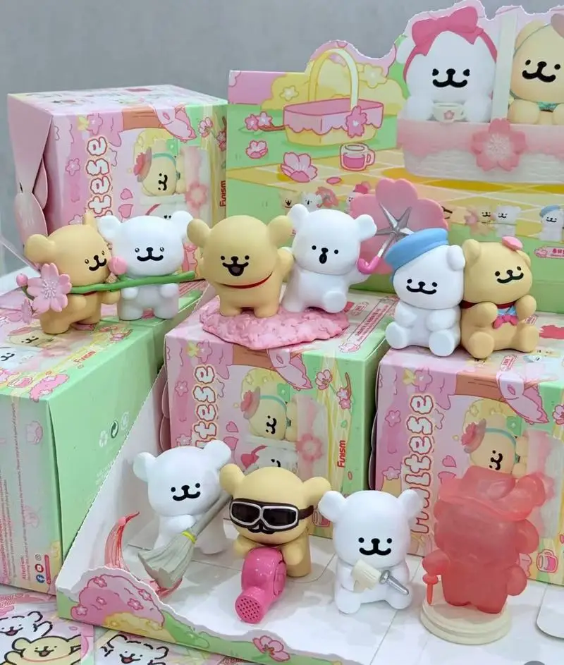 

Maltese Blind Box Romantic Cherry Blossom Joint Series Doll Birthday Gift Girls Keychain Bag Accessories Gift