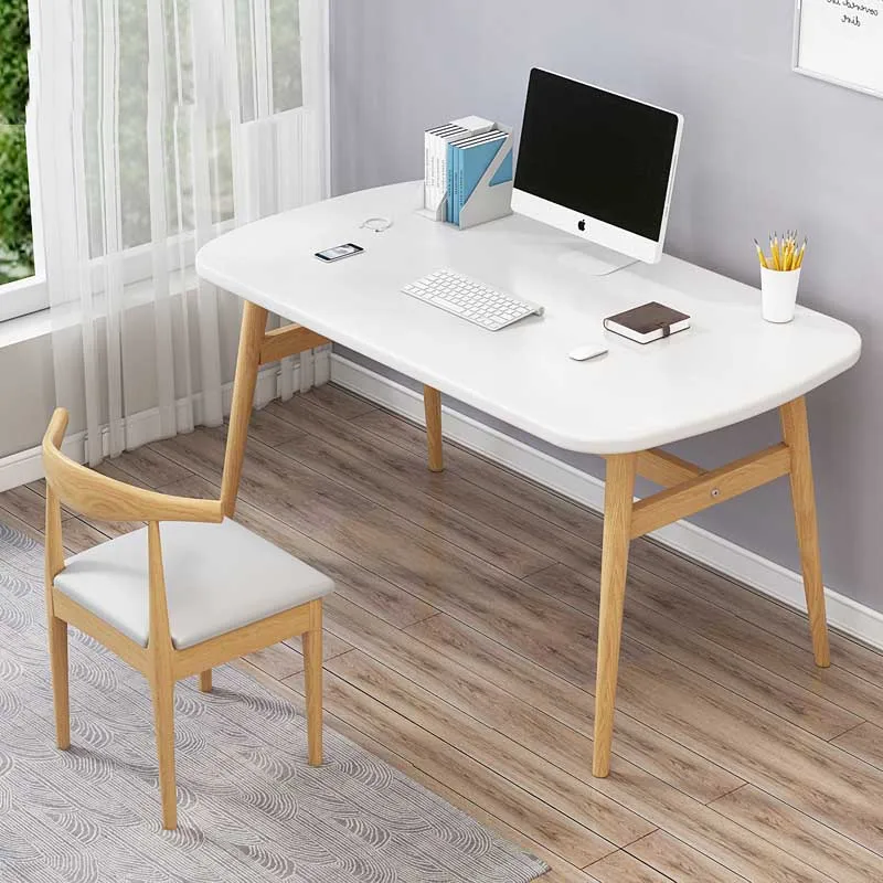 

Solid Wood Office Desk Portable Computer Drawing Study Desks Bedrooms Writing Escrivaninha Para Estudo Mesa Library Furniture