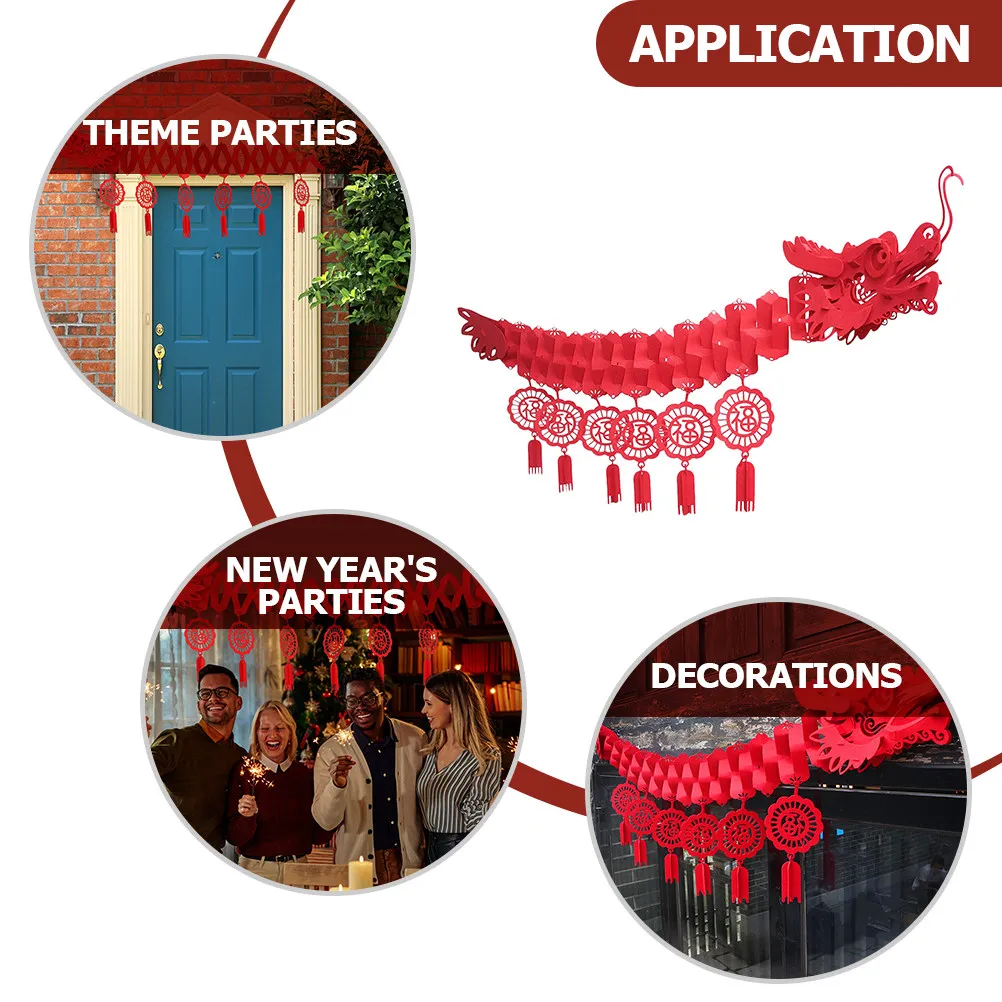 Chinese New Year Pendant Style Spring Festival Dragon of Hanging Pendants Decoration view 6