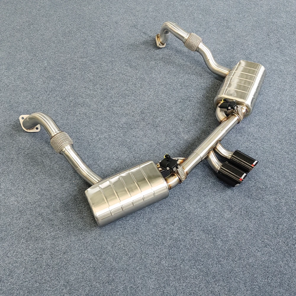 Factory  Stainless Steel Catback Exhaust System for 981 Boxster  S Includes Muffler and Exhaust Pipes
